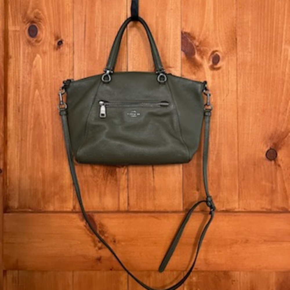Coach Prairie Satchel Olive Green